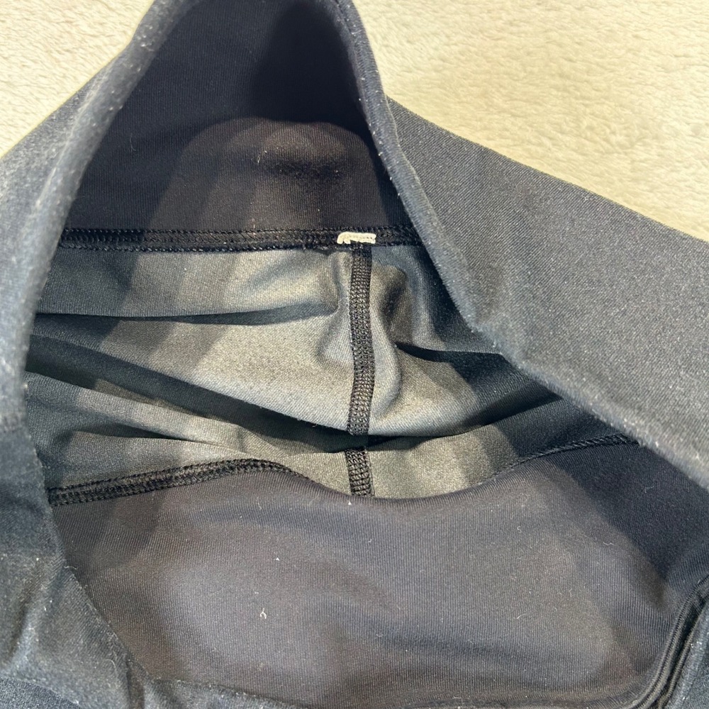 Athleisure Lululemon Houndstooth Gradient Leggings Size 6 Black Ombre Sporty - Picture 9 of 11